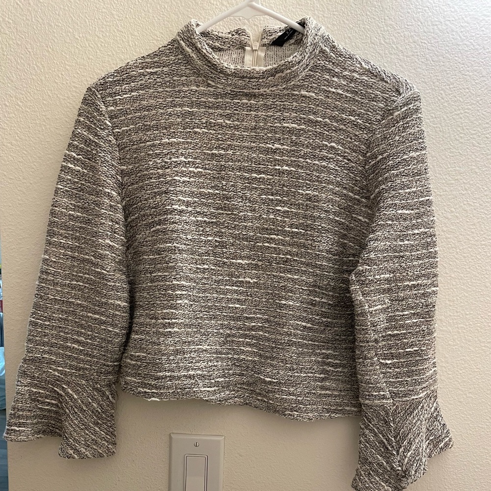 Zara Long Sleeve Crop